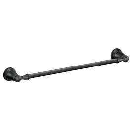 BAR TOWEL BANBURY MAT BLK 24IN