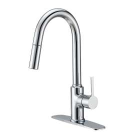Boston Harbor Contemporary Pull-Down Kitchen Faucet, Chrome