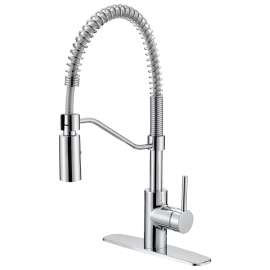 Boston Harbor Spring Pull-Down Kitchen Faucet, Chrome