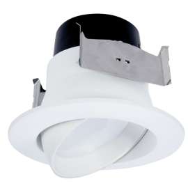 GIMBAL LED WHITE 600LM 8W 4IN