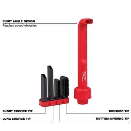 Milwaukee AIR-TIP Series 49-90-2026 4-in-1 Right Angle Cleaning Tool, 5-Piece