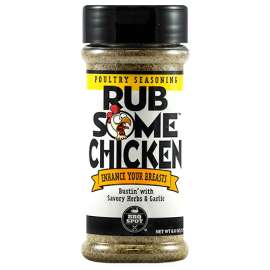OLD WORLD SPICES & SEASONINGS OW85185 Rub Some Chicken Seasoning, 6 oz Bottle