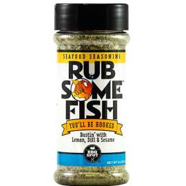 OLD WORLD SPICES & SEASONINGS Rub Some OW85215 Seafood Seasoning, Dry, 5.6 oz