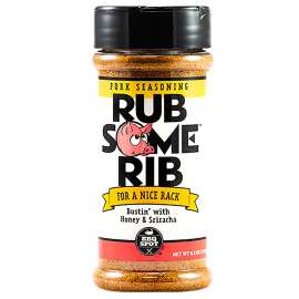 BBQ SPOT Rub Some OW85335 Seasoning Rib, Honey, Sriracha Flavor, 6.2 oz