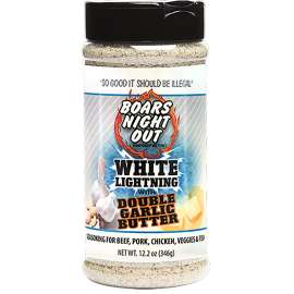 BBQ SPOT OW86508 Boar's Night Out BBQ Seasoning, Garlic Butter Flavor, 12.2 oz Jar
