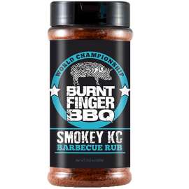 OLD WORLD SPICES & SEASONINGS OW85551 Burnt Finger BBQ Smokey Kansas City All-Purpose Rub, 13 oz