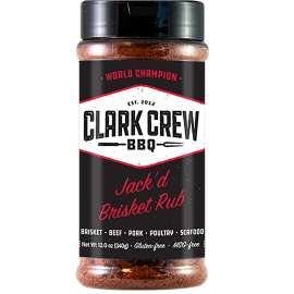 OLD WORLD SPICES & SEASONINGS Clark Crew CL00317 BBQ Jack'd Brisket Rub, 12 oz