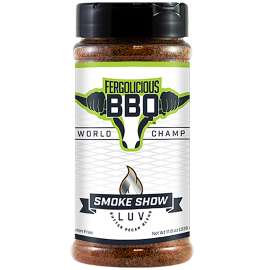FERGOLICIOUS BBQ OW74230 BBQ Rub, Smoke Show LUV Flavor, 11.8 oz Bottle