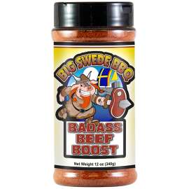BBQ SPOT OW74500 Bad Ass Beef Boost Rub, 12 oz Bottle