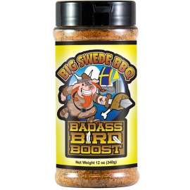 BBQ SPOT OW74505 Bad Ass Bird Boost Rub, 12 oz Bottle