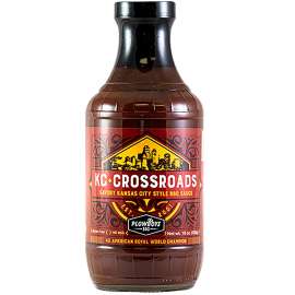 PLOWBOYS BARBEQUE KC Crossroads Series PF00300 BBQ Sauce, Savory, Smokey, Sweet Flavor, 16 oz