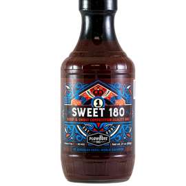BBQ SPOT Plowboys BBQ PF00305 Sweet 180 BBQ Sauce, 16 oz