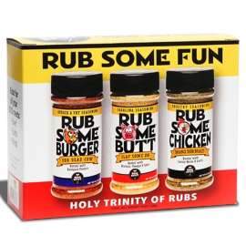 BBQ SPOT OW89065-16 Rub Some Fun BBQ Gift Pack, 24 oz Pack