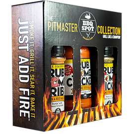 BBQ SPOT Pitmaster, Rub Some Series OW89071 BBQ Gift Pack, 3 lb