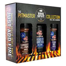 BBQ SPOT Pitmaster, Three Little Pigs BBQ Series OW89073 BBQ Gift Pack, 3 lb