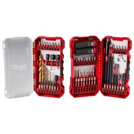 Milwaukee SHOCKWAVE Impact Duty Series 48-32-4098 Drill-Drive and Fasten Set, 75-Piece, All-Purpose, Alloy Steel