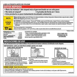 BioAdvanced 704130A Weed and Crabgrass Killer, Liquid, Black/Brown, 1 gal Bottle