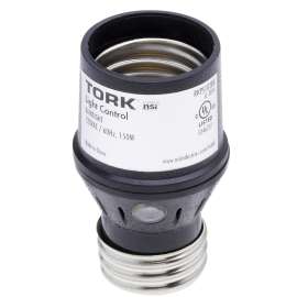 TORK RKP Series RKPS102BK Photocontrol Socket Adapter, 150/75 W, Black
