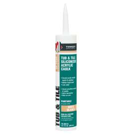SEALANT T&T ACR CLK WHT 10.1OZ
