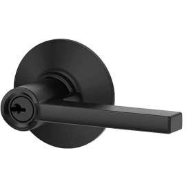Schlage F Series F51A LAT 622 Entry Door Lock, AAA Grade, Alike Key, Zinc, Matte, Latitude Lever Handle, C Keyway