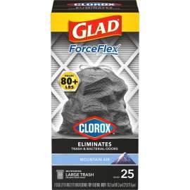 GLAD 79310 Mountain Air Scented Trash Bag, Tall, 30 gal Capacity