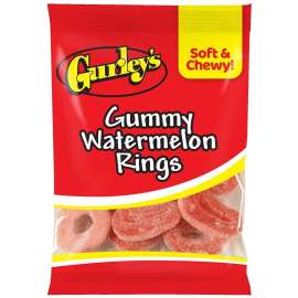 Gurley's 743787 Candy, Gummy, Gummy Watermelon Ring Flavor, 5 oz