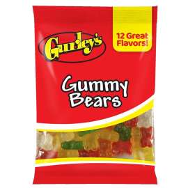 Gurley's 743780 Candy, Gummy, Gummy Bears Flavor, 5.75 oz