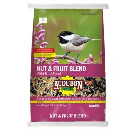 Audubon Park 12694 Wild Bird Food, Premium, Fruit, Nut Flavor, 20 lb Bag