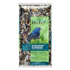 Morning Song Melody Select Series 14062 Wild Bird Food, Premium, Songbird Supreme Flavor, 8 lb Bag