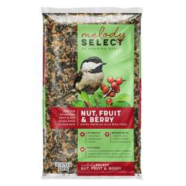 Morning Song Melody Select Series 14063 Wild Bird Food, Premium, Chunky, Berry, Fruit, Nut Flavor, 4.5 lb Bag