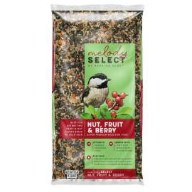 Morning Song Melody Select Series 14064 Wild Bird Food, Premium, Chunky, Berry, Fruit, Nut Flavor, 9 lb Bag