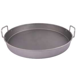 PAN DISH DEEP CARBON STL 18IN