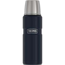 Thermos Stainless King SK2000MDB4 Beverage Bottle, 16 oz Capacity, Stainless Steel, Midnight Blue