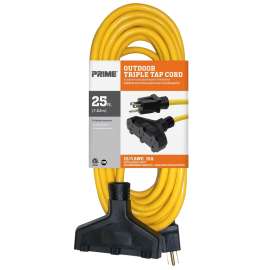 CORD EXT TRI-TP SJTW 12/3 25FT