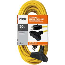 CORD EXT TRI-TP SJTW 12/3 50FT