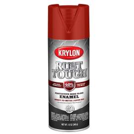 Krylon Rust Tough K09230008 Enamel, Gloss, Cherry Red, 12 oz, Can