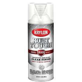Krylon Rust Tough K09247008 Enamel, Gloss, Clear, 12 oz, Can