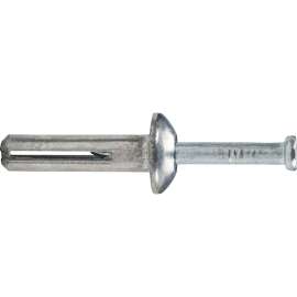 DeWALT Zamac Nailin 2808 Nail Anchor, 1/4 in Dia, 1 in L, Carbon Steel/Zamac