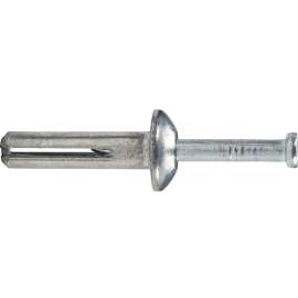 DeWALT Zamac Nailin 2814 Nail Anchor, 1/4 in Dia, 1-1/4 in L, Carbon Steel/Zamac