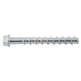 DeWALT Screw-Bolt+ PFM1411280 Screw Anchor, 3/8 in Dia, 4 in L, Carbon Steel, Zinc