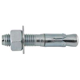DeWALT Power-Stud 7430SD1 Wedge Anchor, 5/8 in Dia, 3-1/2 in OAL, Carbon Steel, Zinc