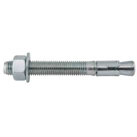 DeWALT Power-Stud 7444SD1 Wedge Anchor, 3/4 in Dia, 6-1/4 in OAL, Carbon Steel, Zinc