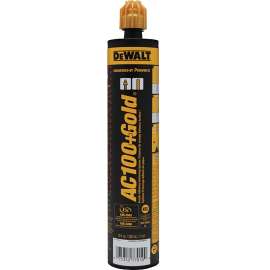 DeWALT AC100+ Gold 8478SD-PWR Vinylester Adhesive Anchoring System, Paste, 10 oz Cartridge, Quik-Shot Cartridge