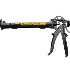 DeWALT 08437-PWR Caulking Gun, Manual, 10 oz Cartridge, Quik-Shot Cartridge