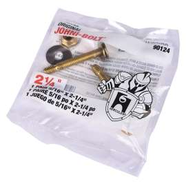 Oatey 90124 Toilet Closet Bolt, Brass