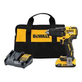 DeWALT DCD798D1 Cordless Hammer Drill Kit, Battery Included, 20 V, 2 Ah, 1/2 in Keyless Chuck, 0 to 28,050 bpm