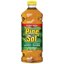 Pine-Sol 40154PAK7 Disinfectant Cleaner, 1.41 L, Liquid, Pine, Amber
