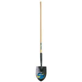 JACKSON Pony J-450 1259100 Irrigation Shovel, 8 in W Blade, Steel Blade, Hardwood Handle, Straight Handle