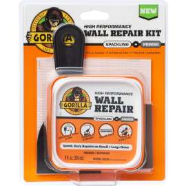 Gorilla 103959 High-Performance Wall Repair Kit, Semi-Solid, Off-White