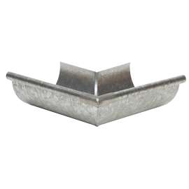 Amerimax LOS265 Outside Miter, Steel, Galvanized